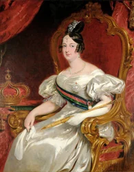 Portrait de D. Maria II, reine du Portugal 1819-1853